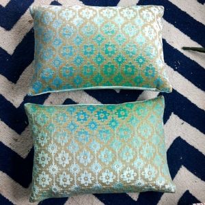 Custom velevet pillows